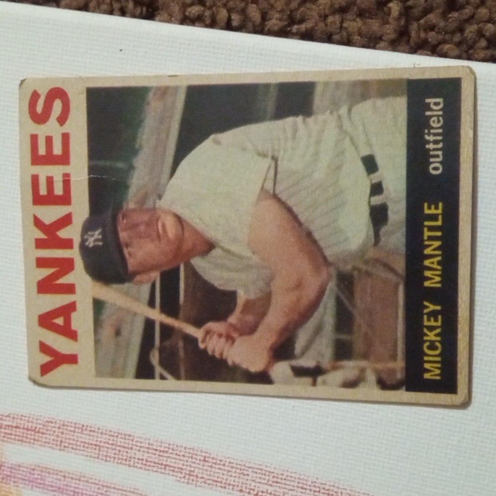 1964 Topps Micky mantle vintage card